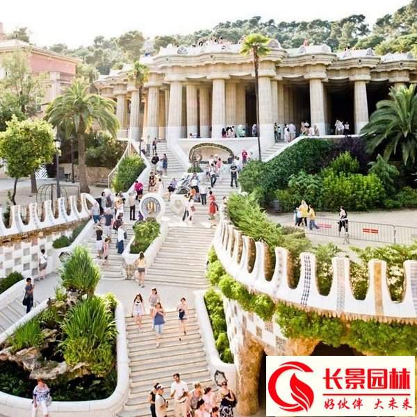 西班牙Güell公园景观设计图赏 西班牙Güell公园景观设计图赏