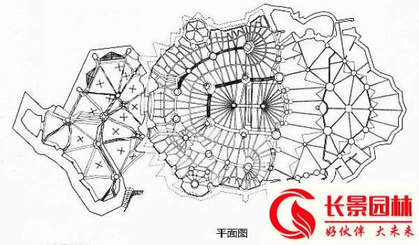 西班牙Güell公园景观设计图 西班牙Güell公园景观设计图